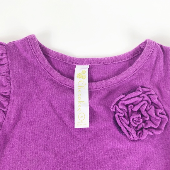 Purple Girl Dress, Size 2T - Picture 3 of 6